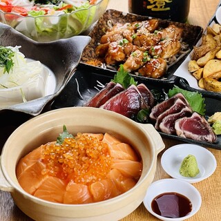 品尝鲑鱼和鲑鱼子烩饭（鲑鱼和鲑鱼子）套餐¥3000 â
