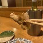 炭と地酒とたしなみワイン Kai本店 醸す - 筍と豚バラのコラボ