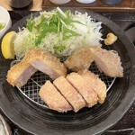 Shiroi Tonkatsu Zenkou - 善香スペシャル御膳のロース、赤身、バラ