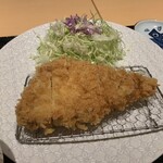 とんかつ むら井 - とんかつ（ロース）定食　\1,800 厳選 下妻産 もち豚 150g