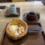 komibou - 料理写真:ドイツ風パンケーキとコーヒー