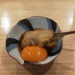 Kushiage Katayama - 黒毛和牛 卵黄（600円）