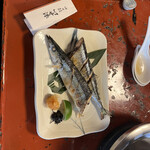 Ise gen - 大きめの秋刀魚の塩焼き。ちょうどいい脂がのってました。