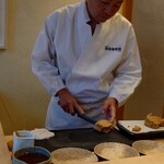 鮨 なんば - 二番手の高梨勇麿氏