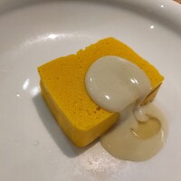 セルサルサーレ - カボチャのスフォルマート　ゴルゴンゾーラソース