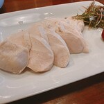 筋肉食堂 - 鶏胸肉の蒸しステーキ(梅・みょうが)