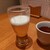 和食・酒 えん - ドリンク写真:飲みかけグラスビール