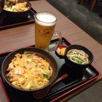 親子丼とプレモル