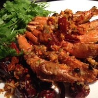 中国菜 老四川 飄香 銀座三越店 - 天使の海老スパイシー炒め