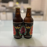 酒屋平成堂 - 食パンの耳を使ったクラフトビール。右がIPA、左がエール