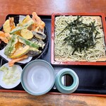 Tochigiya - 天もり蕎麦1600円