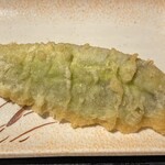 本場さぬきうどん 親父の製麺所 - 美〜ナス天 190円