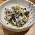 しんのすけ - 太刀魚の皮湯引き