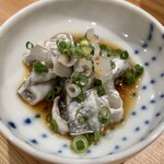 しんのすけ - 太刀魚の皮湯引き