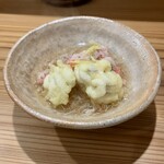 しんのすけ - えび芋とたら白子の蟹あんかけ