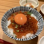 しんのすけ - いくらめし、あん肝煮