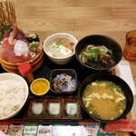 目利きの銀次 - 本日の刺身定食。