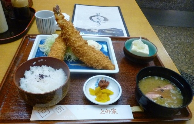 ジャンボエビフライ定食 By Yama0117 とみ家 西中通 魚介料理 海鮮料理 食べログ