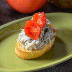 whitebait and tomato