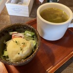 ヒラオカフェ - 〜ランチセット〜 サラダ&スープ