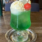 ヒラオカフェ - 〜ランチセット〜 メロンクリームソーダ