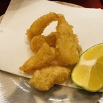 赤吉 - 【写真④】阿古屋貝の貝柱(愛媛県)の天麩羅