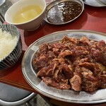 Sutamina Yakiniku Marumasa - ハラミ定食（肉大盛り）