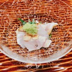 炭とおがわ - 五島のアラの塩たたき