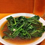 台湾ケンさん - 青菜炒め　円やかなアサリ系の出汁で癖になる味わい