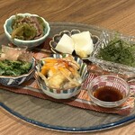 Ryuukyuusakabashibuyachampuru - 琉球 前菜盛り合わせ