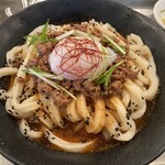 カマ喜ri - 肉味噌釜温玉ぶっかけうどん（中）
