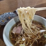 えん楽 - 麺上げ