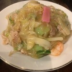 Nagasakitei - 長崎皿うどん　梅（具少な目）　1,100円