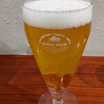 Yaki Miso Ramen Yadoya - グラスビール 400円