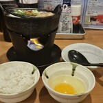 Yakiyoriyaminoji - 若鶏とつくねの塩鍋セット(御飯入り)