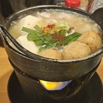 Yakiyoriyaminoji - 若鶏とつくねの塩鍋