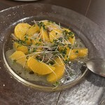 ブラッスリー クルール - アジとオレンジ