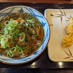 丸亀製麺 - 山菜うどんとかしわ天