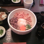 手打そば処 乃乃 - おろし肉そばとじゃこごはん