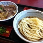 Sanuki Udon Amagiri - 牛丼セット_2013年11月