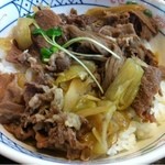 Sanuki Udon Amagiri - 牛丼_2013年11月