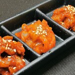 韓式腌鱈魚內臟拼盤