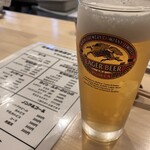 路地裏酒場 ゴンポジ - 生ビール（キリンビール、ラガー）
