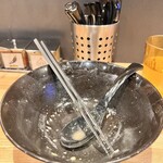 豚骨醤油 三輪 - 