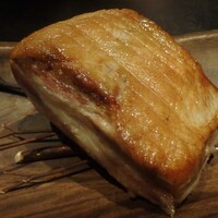 Maison de Fujii - 沖縄県産豚のローストお披露目　一旦休ませてもう一度火入れするんだとか