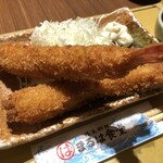 まるは食堂 - エビフライ定食1930円