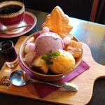 おいもカフェ 金糸雀 - おいも鎌倉パフェ　970円　通年