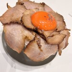 鶏白湯そば 櫓半 - 炙りチャーシュー丼