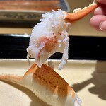 富小路 やま岸 - 【焼物】:焼き香箱ガニの爪