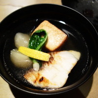 六雁 - 鯛と蕪　東波豆腐のお椀　芽かぶ
